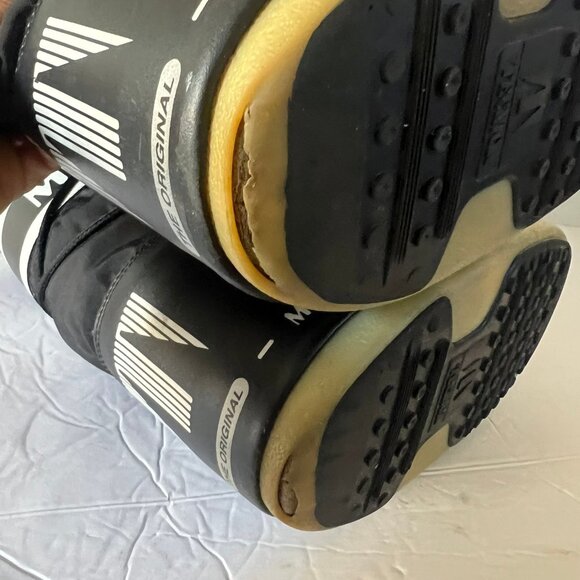 MOON BOOT NYLON ICON SHELL AND FAUX LEATHER SNOW BOOTS SIZE 35/38 EU 5.5/6 US - Picture 7 of 9